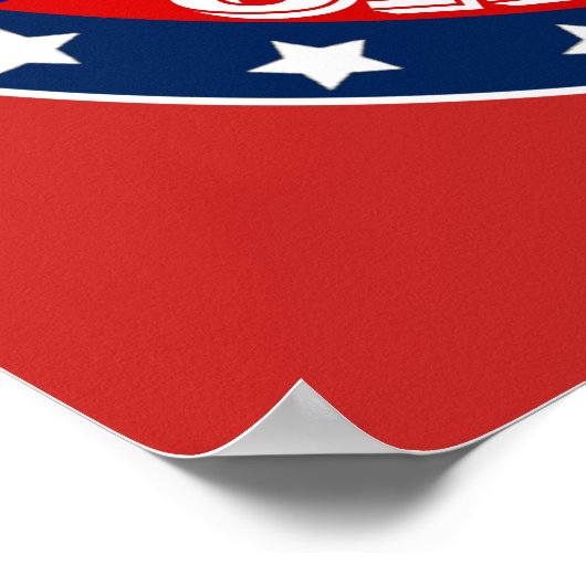 Maßgeschneiderte Kampagnenvorlage Poster (Ecke)