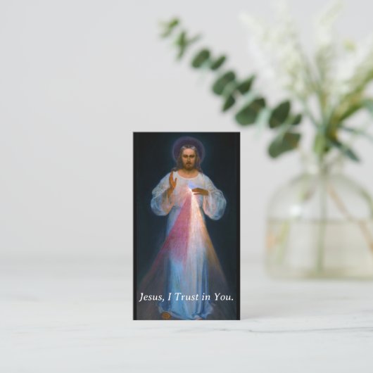 Maßgeschneiderte Kapelle des göttlichen Gnade-Gebe Telefonnummerkarte (Stehend Vorderseite)