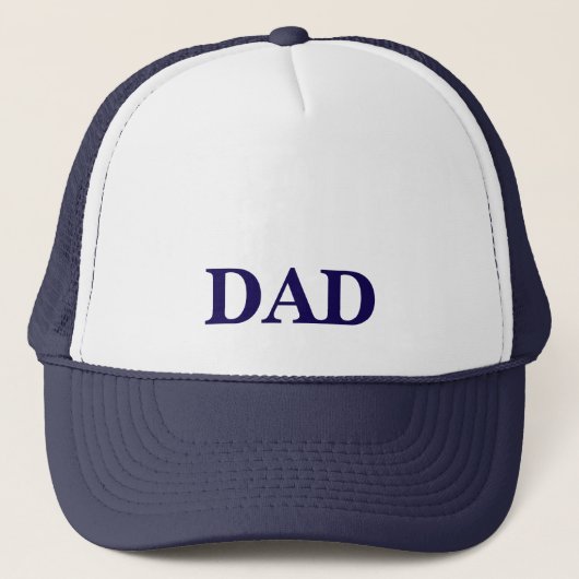 Maßgeschneiderte Kappe, Vater-Baseballkappe Truckerkappe (Vorderseite)