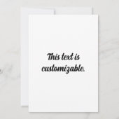 Maßgeschneiderte Karte für Anleger und Bear Market (Rückseite)