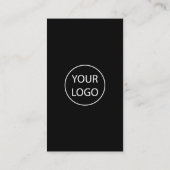 Maßgeschneiderte Karten, modern, Social Media QR Visitenkarte (Rückseite)