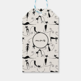 Maßgeschneiderte Katzenreinigung Geschenkanhänger