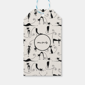 Maßgeschneiderte Katzenreinigung Geschenkanhänger