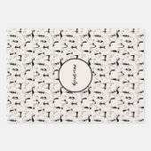 Maßgeschneiderte Katzenreinigung Geschenkpapier Set (Vorderseite)
