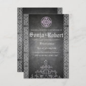 Maßgeschneiderte kellerische Hochzeitsreise Einladung (Vorne/Hinten)