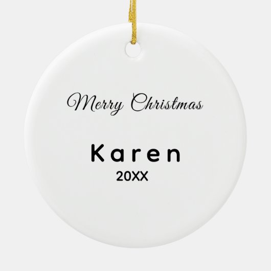 Maßgeschneiderte Keramik Ornament - Foto Farbe Per (Hinten)