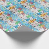 Maßgeschneiderte Kinder Zeichnend Kunst Geschenkpapier (Ecke)