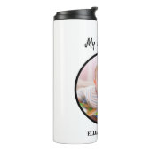 Maßgeschneiderte Kinderfoto-Vorlage für Kleinkinde Thermosbecher (Nach links gedreht)