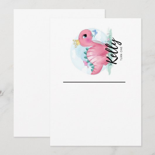 Maßgeschneiderte Kindergeburtstag-Karten Save The Date (Vorne/Hinten)