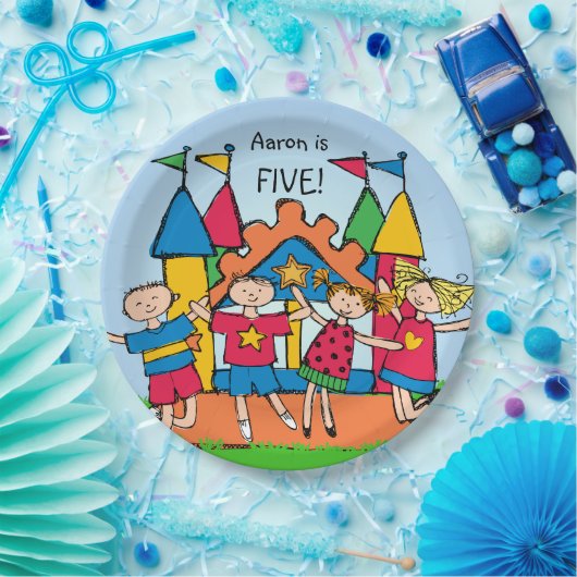 Maßgeschneiderte Kindergeburtstag-Papierplatte Pappteller (Party)