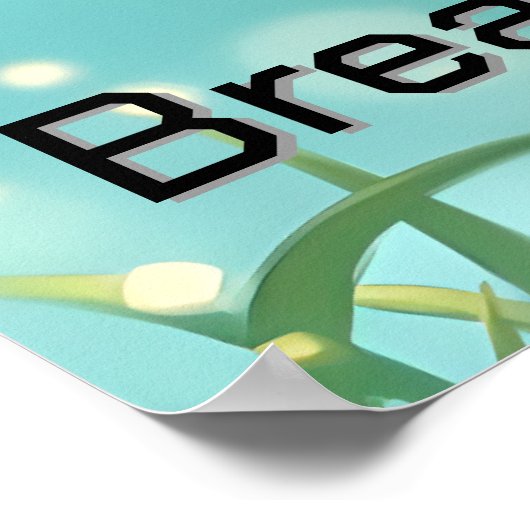 Maßgeschneiderte Kinderkunst Poster (Ecke)