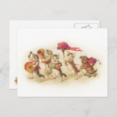 Maßgeschneiderte Kitten-Feier der 20er Jahre Postkarte (Vorne/Hinten)