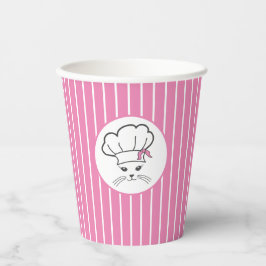 Maßgeschneiderte Kleine Baker Cat Paper Cups Pappbecher