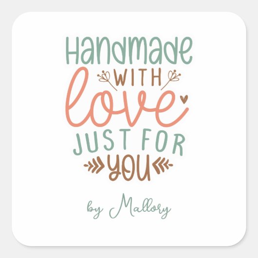 Maßgeschneiderte kleine Unternehmen dank Stickers (Vorderseite)