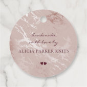 Maßgeschneiderte kleine Unternehmen Lieferungen Ve Geschenkanhänger (Rückseite)