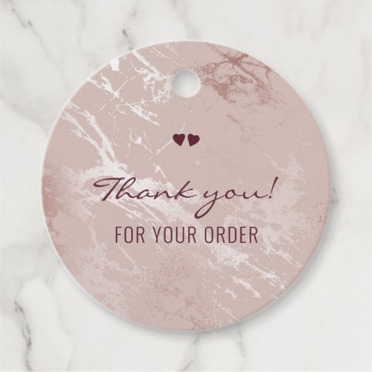 Maßgeschneiderte kleine Unternehmen Lieferungen Ve Geschenkanhänger (Vorderseite)