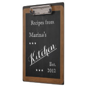 Maßgeschneiderte Kochplatten Klemmbrett (Links)