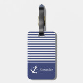 Maßgeschneiderte Kofferraummarke Gepäckanhänger (Rückseite vertikal)