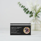 Maßgeschneiderte Korrekturen für das Prison-Logo d Visitenkarte (Stehend Vorderseite)