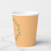 Maßgeschneiderte Kränzensehen Pappbecher (Links)