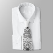 Maßgeschneiderte Krawatte für stylisierte Drachen (Gebunden)