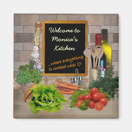 Maßgeschneiderte Küche Magnet (Vorne)
