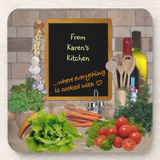 Maßgeschneiderte Küche Untersetzer (Vorderseite)