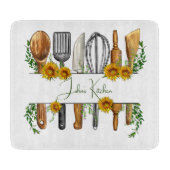 Maßgeschneiderte Küchengeräte für die Glaszuführun Schneidebrett (Vorderseite)