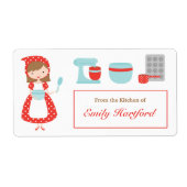 Maßgeschneiderte Küchenlabels (Vorne)