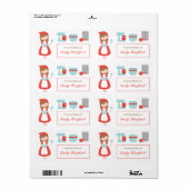 Maßgeschneiderte Küchenlabels (Vorne)