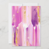 Maßgeschneiderte künstlerische Party Einladungen f (Rückseite)