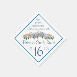 Maßgeschneiderte, künstlerische Servietten für die