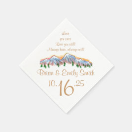 Maßgeschneiderte, künstlerische Servietten für die