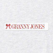 Maßgeschneiderte Labels Familiengeschenk Großmutte Etiketten (Design 1)