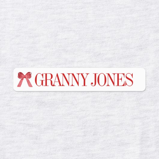 Maßgeschneiderte Labels Familiengeschenk Großmutte Etiketten (Design 1)