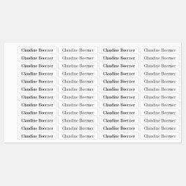 Maßgeschneiderte Labels für Fabric Crafter oder Kü Etiketten