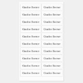 Maßgeschneiderte Labels für Fabric Crafter oder Kü Etiketten (Blatt)