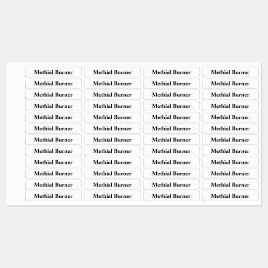 Maßgeschneiderte Labels für Fabric Crafter oder Kü Etiketten (Blatt)