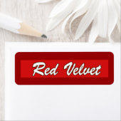 Maßgeschneiderte Labels für RotSamt-Bäckereien (Insitu)