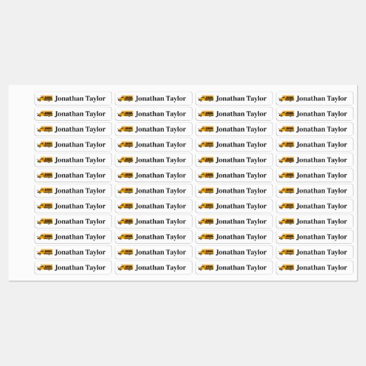 Maßgeschneiderte Labels für Studierende Etiketten (Blatt)