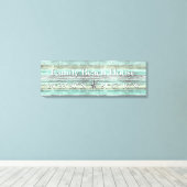 Maßgeschneiderte Lage und längliche Küstendekorati Leinwanddruck (Insitu (Holzboden))