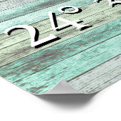 Maßgeschneiderte Lage und längliche Küstendekorati Poster (Ecke)