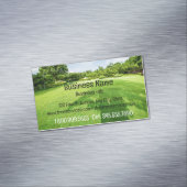 Maßgeschneiderte Landschaftsgärtnerpflege Magnetische Visitenkarte (Beispiel)