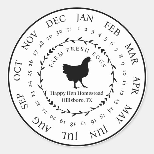 Maßgeschneiderte landwirtschaftliche Betriebe Datu Runder Aufkleber (Vorderseite)