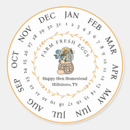 Maßgeschneiderte landwirtschaftliche Betriebe Datu Runder Aufkleber