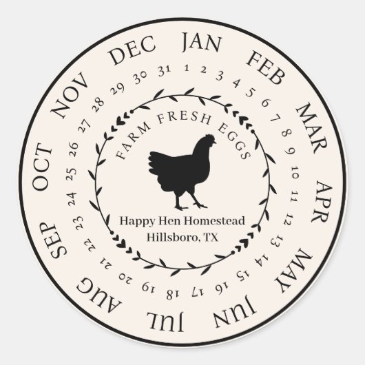 Maßgeschneiderte landwirtschaftliche Betriebe Datu Runder Aufkleber (Vorderseite)