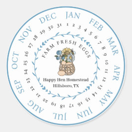 Maßgeschneiderte landwirtschaftliche Betriebe Datu Runder Aufkleber