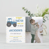 Maßgeschneiderte landwirtschaftliche Party Einladu Einladung (Stehend Vorderseite)