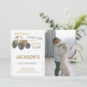 Maßgeschneiderte landwirtschaftliche Party Einladu Einladung (Stehend Vorderseite)