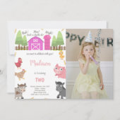 Maßgeschneiderte landwirtschaftliche Party Einladu Einladung (Vorderseite)